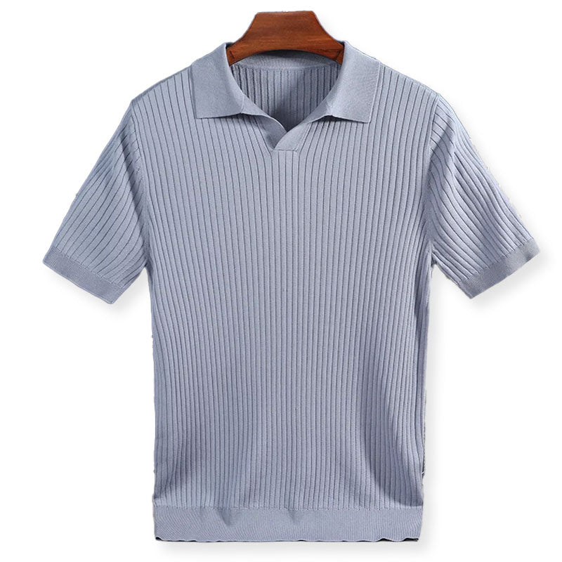Giulio | Ribbed Cotton Polo