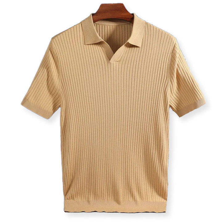 Giulio | Ribbed Cotton Polo