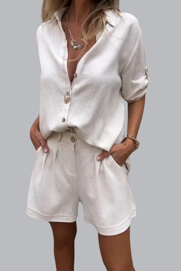 Beatrice | Elegante Completo In Lino