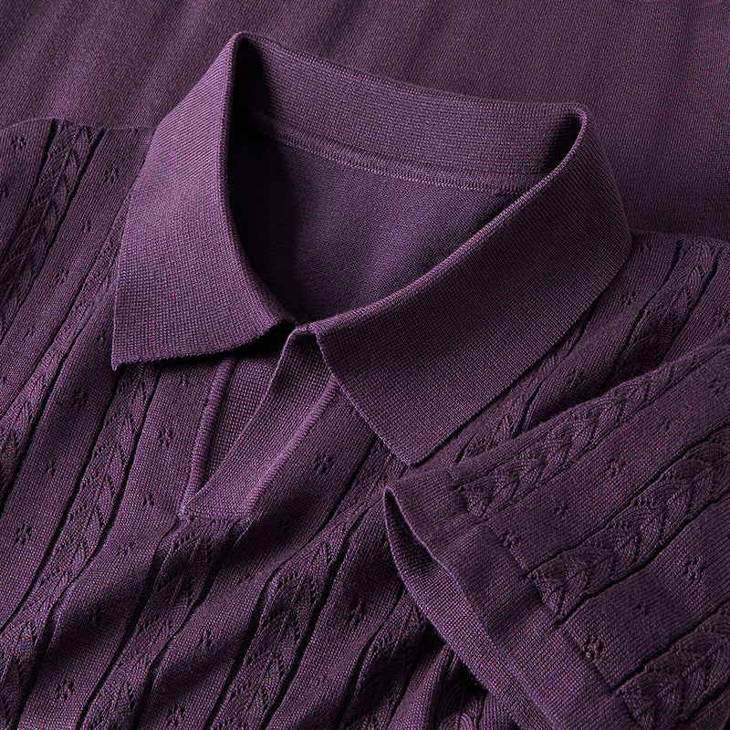 Enrico | Textured Knit Polo