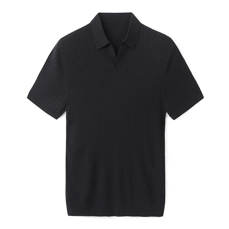Giulio | Ribbed Cotton Polo