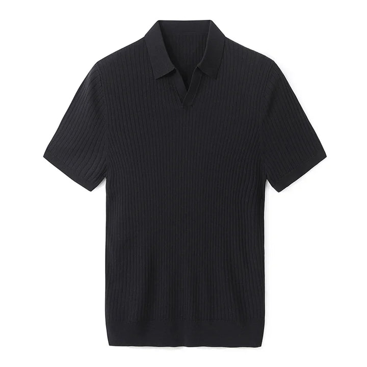 Giulio | Ribbed Cotton Polo