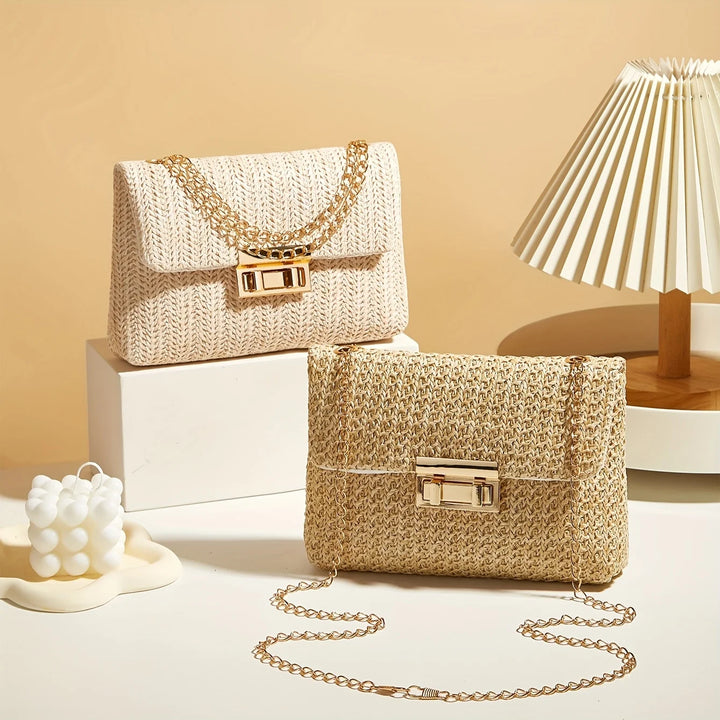 Clara | Pochette Intrecciata Con Tracolla a Catena