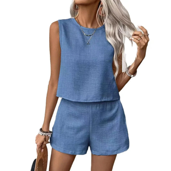 Viola | Completo Estivo Senza Maniche