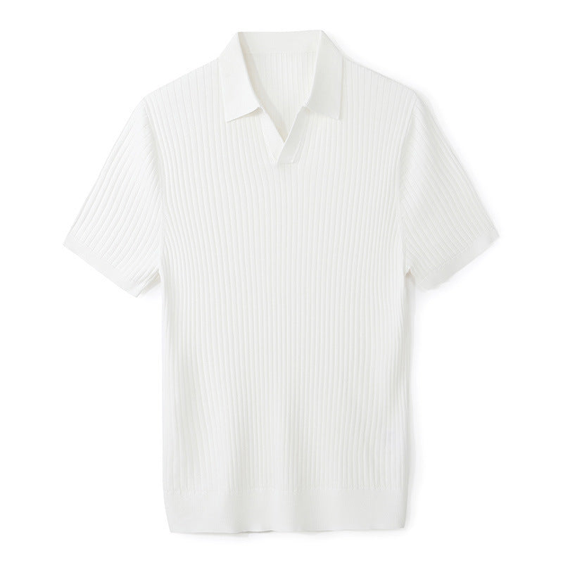 Giulio | Ribbed Cotton Polo
