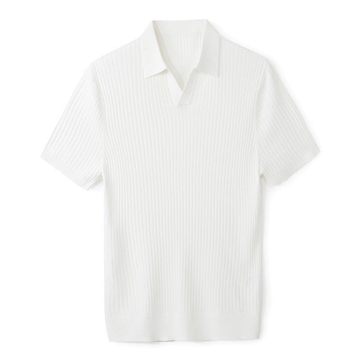 Giulio | Ribbed Cotton Polo