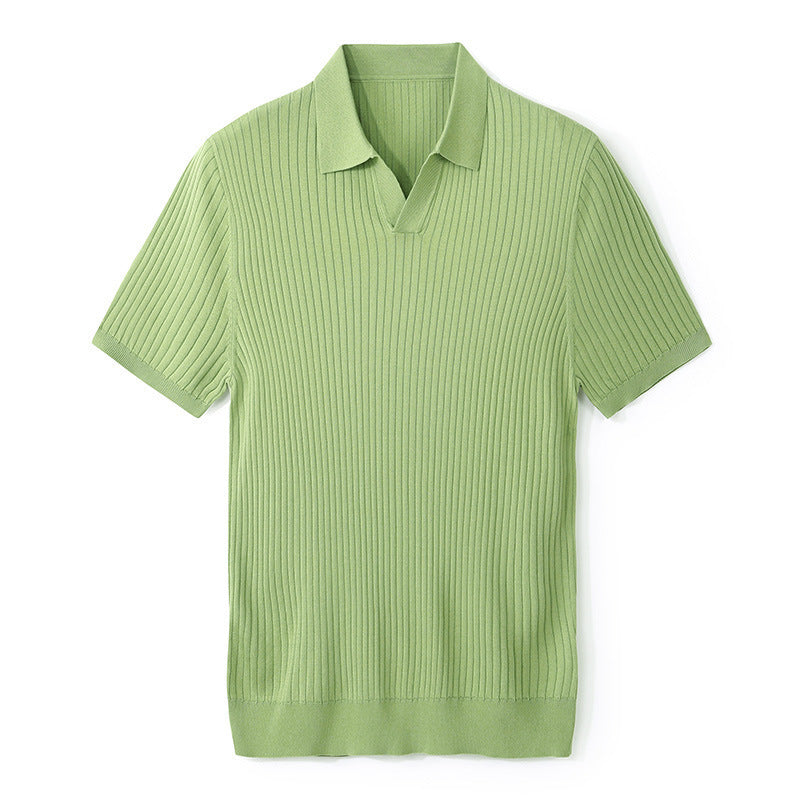 Giulio | Ribbed Cotton Polo